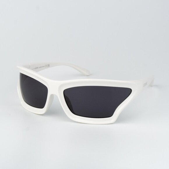 Loewe Women Sunglasses White Grey Wraparound LW40143U 25A NEW AUTHENTIC - Picture 1 of 10